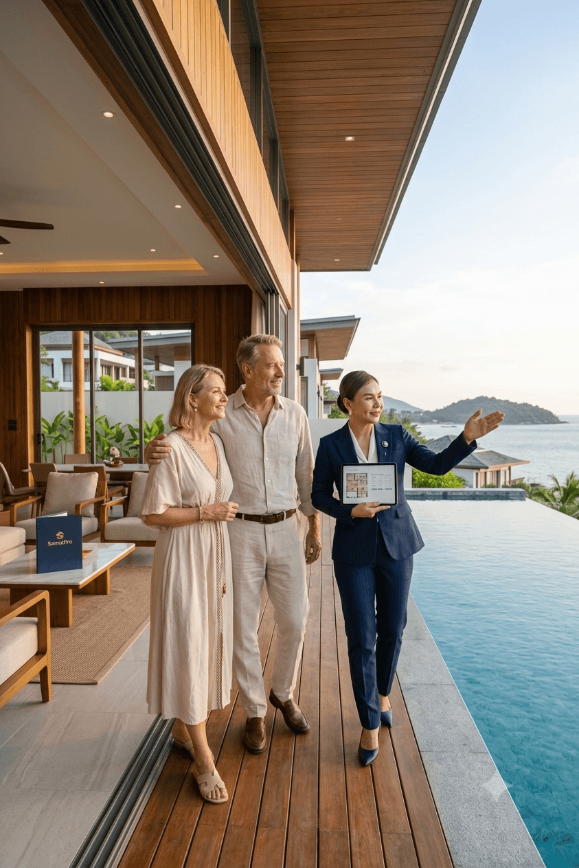 Villa walkthrough with a Samui Pro advisor